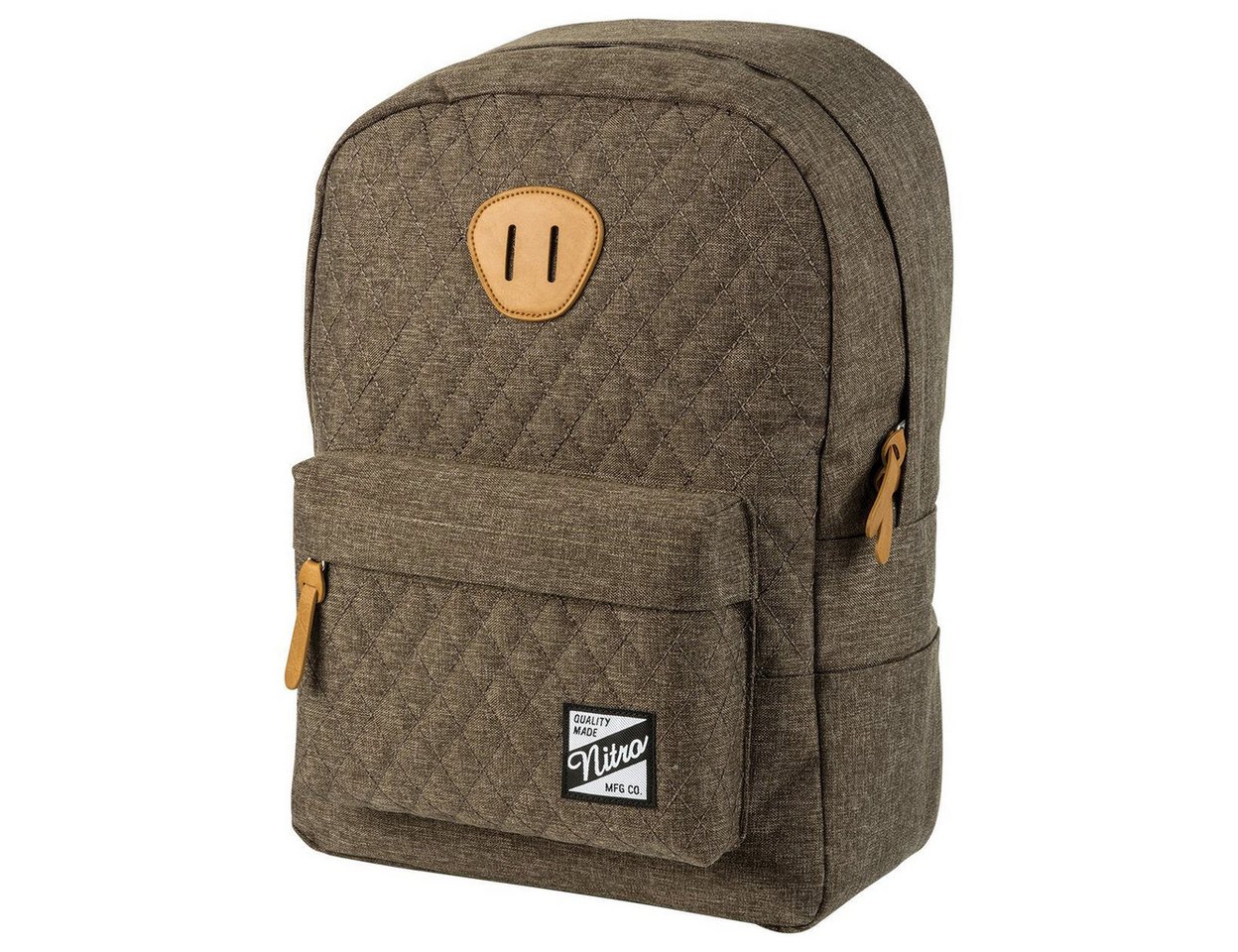 NITRO Schulrucksack Urban Classic - Laptoprucksack 45 cm 15" (burnt olive) von NITRO