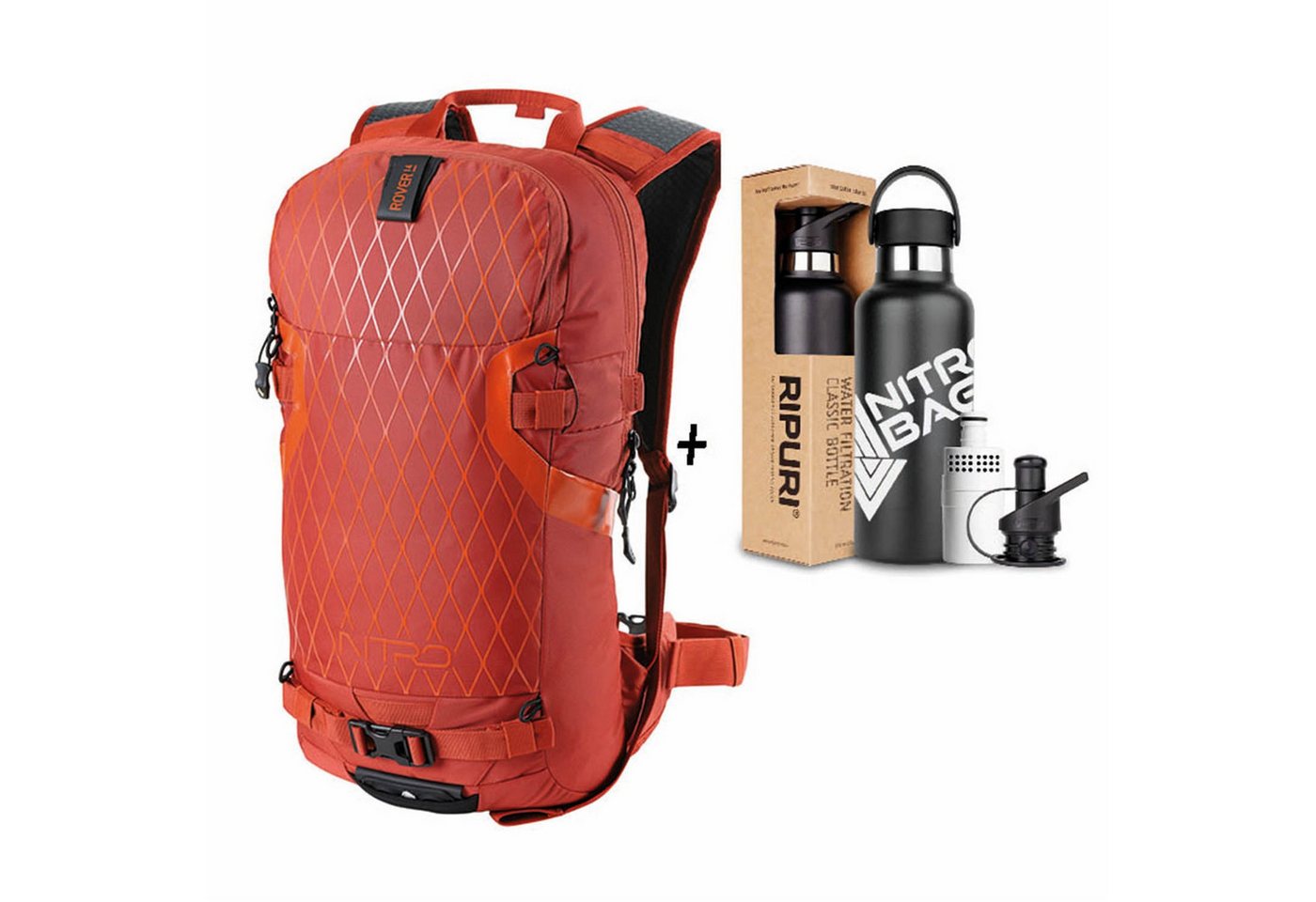 NITRO Wanderrucksack Rover X Ripuri Set, Polyester von NITRO