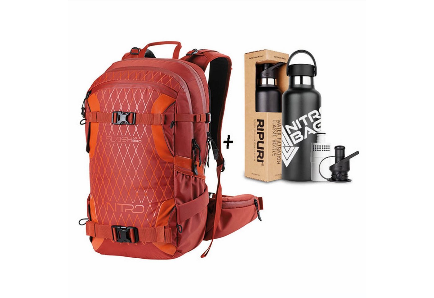 NITRO Wanderrucksack Slash Pro X Ripuri Set, Polyester von NITRO