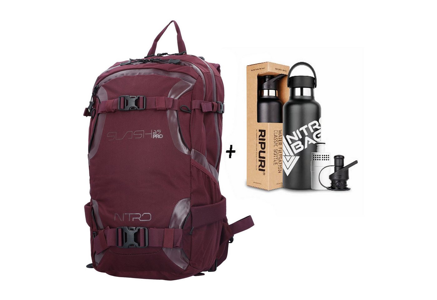 NITRO Wanderrucksack Slash Pro X Ripuri Set, Polyester von NITRO