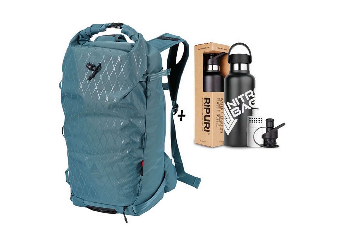 NITRO Wanderrucksack Splitpack X Ripuri Set, Polyester von NITRO