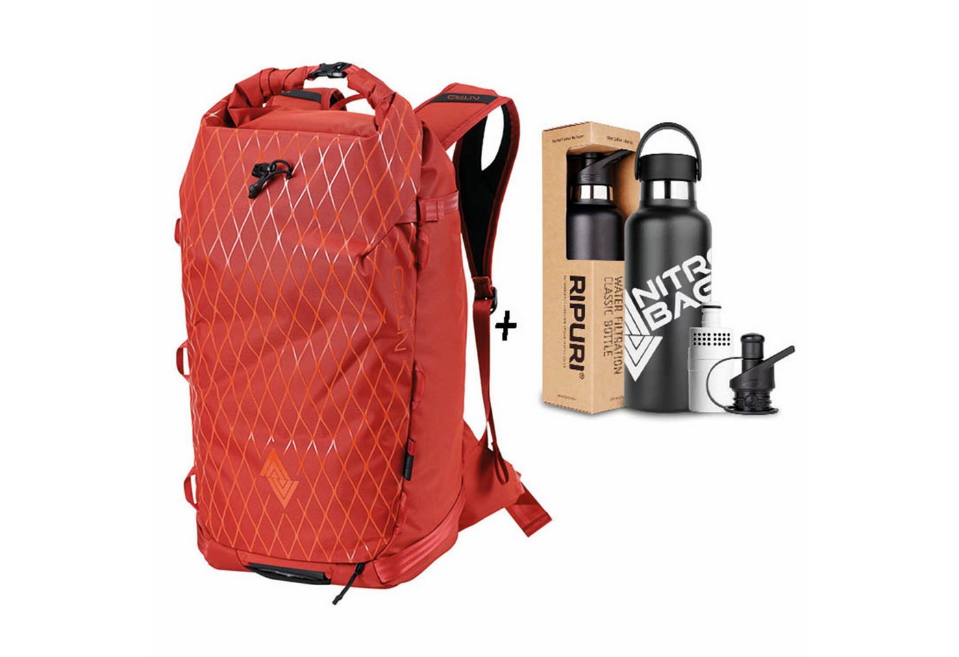 NITRO Wanderrucksack Splitpack X Ripuri Set, Polyester von NITRO