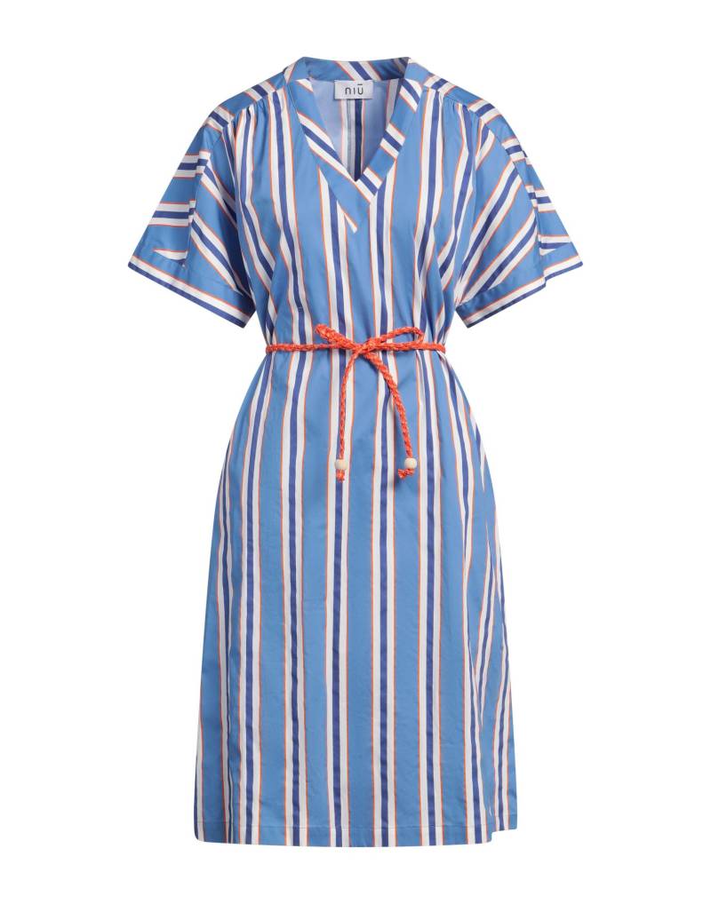 NIŪ Midi-kleid Damen Azurblau von NIŪ