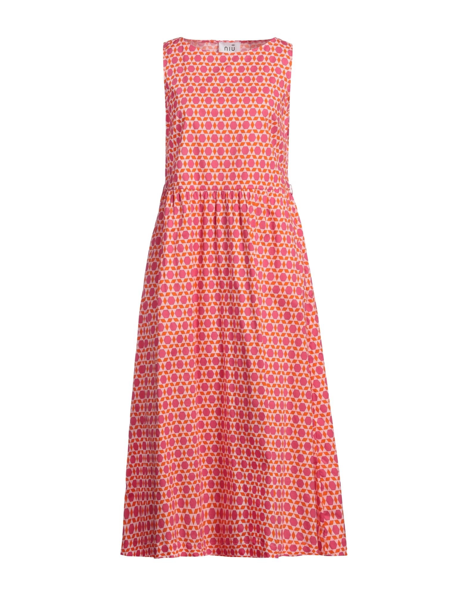 NIŪ Midi-kleid Damen Fuchsia von NIŪ