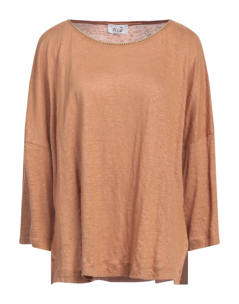 NIŪ Pullover Damen Kamel von NIŪ