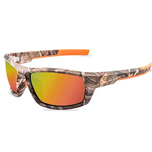 NIUASH Sonnenbrille polarisiert Herren Polarized Fishing Sonnenbrille Camouflage Frame Outdoor Sport Fahrradbrille Männlich Camping Brille UV400 von NIUASH