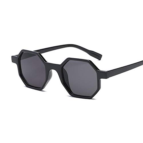 NIUASH Sonnenbrille polarisiert Vintage Polygonal Sonnenbrille Frauen Männer Achteck Sonnenbrille Weiblich Männlich Shades UV400-A von NIUASH