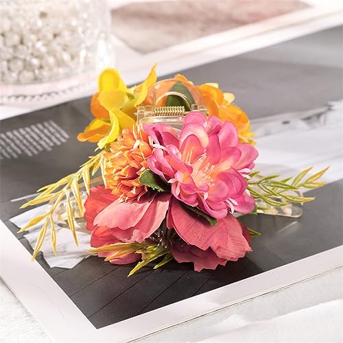 Große Blume Haarspange Krallen Haar for dickes Haar Haarspangen Haarnadeln Frauen Sommer Haarschmuck(0409D-11cm) von NIULIniuli