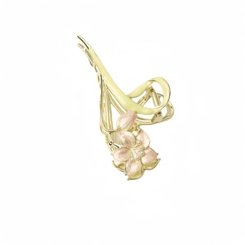 Haarspangen, Lilien-Blumen-Haarspange, große Haarspange for Frauen, Hinterkopf, Hai-Clip, Kopfschmuck for Frauen(Pink) von NIULIniuli