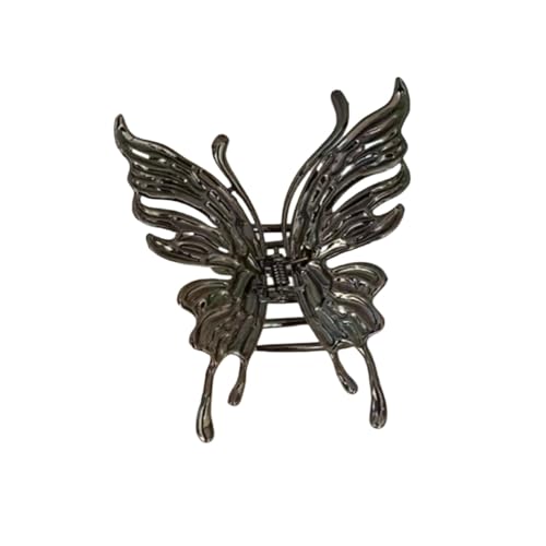 Haarspangen, Schmetterlings-Haarnadel for Frauen, Hai-Haarnadel for Dutt am Hinterkopf(Black/White) von NIULIniuli