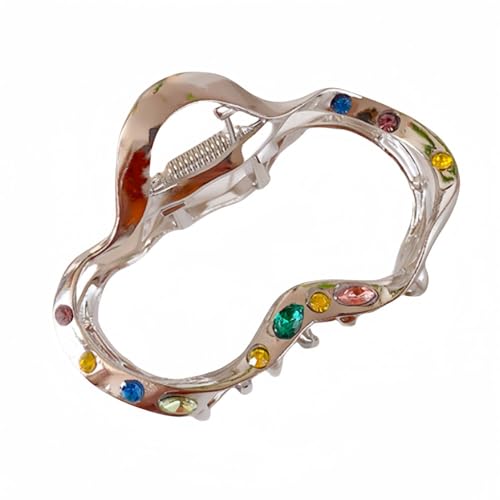 Haarspangen Metall Strass Haarnadel for Frauen Hai Clip for Haarnadel for Hinterkopf(Cloud Style) von NIULIniuli
