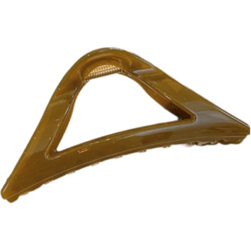 Haarspangen for Damen, Haarschmuck, Haarnadel, Acryl-Clip, großes hohles Dreieck von NIULIniuli