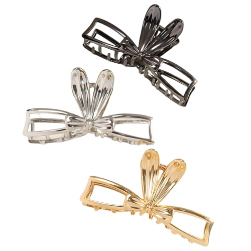 Metal Claw Clips,Pearl HairClips,Clips Large Plush Große hohle Kaninchen-Haarspangen for Damen mit glatter Oberfläche(Mix) von NIULIniuli