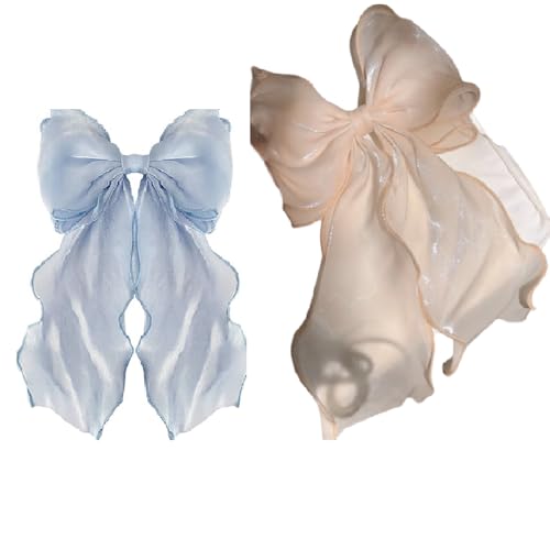 Metal Claw Clips,Pearl HairClips,Clips Large Plush Haarspangen, Band-Haarnadel mit Netzschleife for Damen, obere Haarnadel mit Clip-Rückkopf, Federclip-Kopfbedeckung(Mix) von NIULIniuli