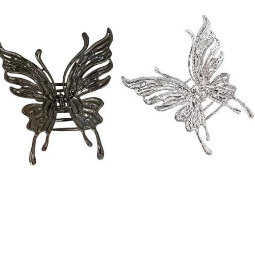 Metal Claw Clips,Pearl HairClips,Clips Large Plush Haarspangen, Schmetterlings-Haarnadel for Frauen, Hai-Haarnadel for Dutt am Hinterkopf(Mix) von NIULIniuli