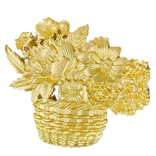 Blume Blatt Korb Brosche Gold Tone Floral Brosche für Frauen Herbst Herbst Blume Brosche Pins Schmuck Geschenke für Damen Mädchen Metall Blume Blatt Korb Brosche Gold Tone Floral Brosche für Frauen Herbst Herbst Blume Brosche Pins Schmuck Geschenke für Damen Mädchen Metall von NIUSHANG