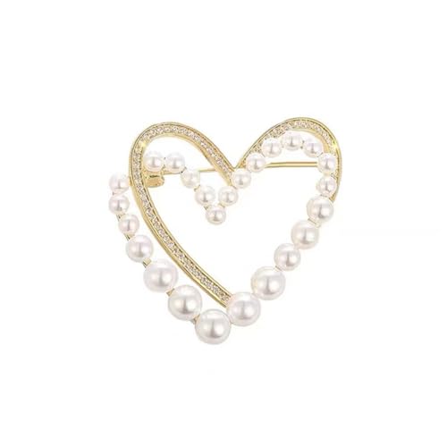 Herz geformte Perle Strass Brosche Hohl Revers Pin Süße Pin Doppelschicht Herz Pin für Frauen Kleid Kleidung Pullover Mantel Dekorative Hochzeiten Weihnachten Partys Schmuck Herz geformte Perle Strass Brosche Hohl Revers Pin Süße Pin Doppelschicht Herz Pin für Frauen Kleid Kleidung Pullover Mantel Dekorative Hochzeiten Weihnachten Partys Schmuck von NIUSHANG
