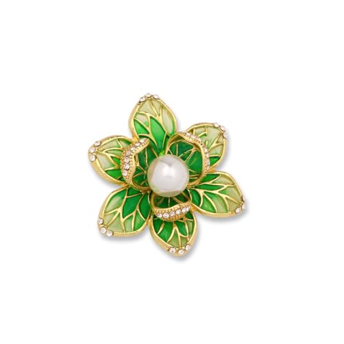 Kristall Perle Blume Brosche Pin Petal Emaille Revers Stift Elegant Grüne Blumen Abzeichen Pin Kleid Kleidung Zubehör Schmuck Geschenk Kristall Perle Blume Brosche Pin Petal Emaille Revers Stift Elegant Grüne Blumen Abzeichen Pin Kleid Kleidung Zubehör Schmuck Geschenk von NIUSHANG