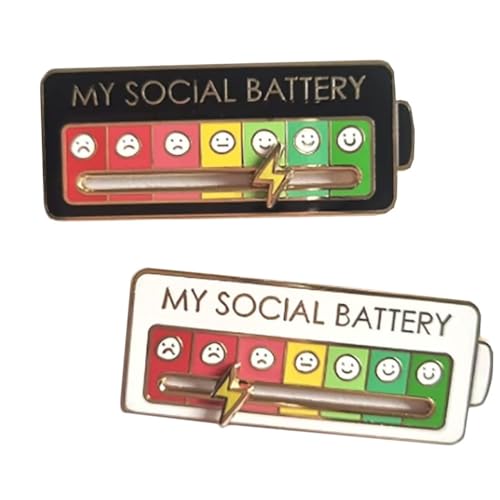 Lustige soziale Batterie Brosche Abzeichen Lustige soziale Stimmung Brosche Pin Pin für 7-Tage Stimmung Ausdruck Pin Abzeichen Nette kreative Ausdruck Pin Brosche Männer Frauen Geschenk Lustige soziale Batterie Brosche Abzeichen Lustige soziale Stimmung Brosche Pin Pin für 7-Tage Stimmung Ausdruck Pin Abzeichen Nette kreative Ausdruck Pin Brosche Männer Frauen Geschenk von NIUSHANG