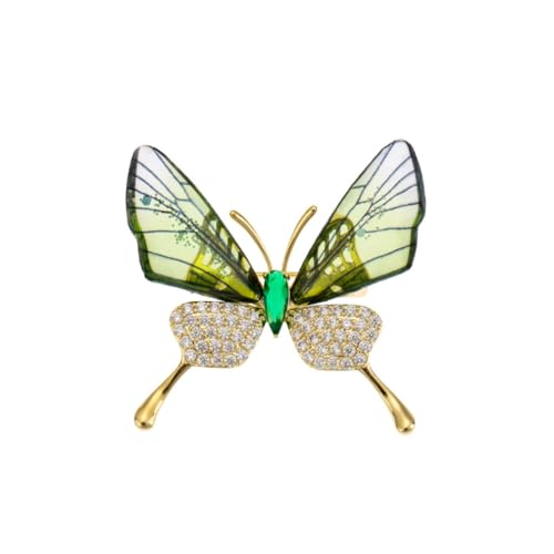 NIUSHANGKristall Strass Schmetterling Brosche Pin Grüne Farbe Strass Gradient Kristall Schmetterling Broschen Insekt Anstecknadel für Frauen Hochzeit Bankett Geburtstag Party NIUSHANGKristall Strass Schmetterling Brosche Pin Grüne Farbe Strass Gradient Kristall Schmetterling Broschen Insekt Anstecknadel für Frauen Hochzeit Bankett Geburtstag Party von NIUSHANG