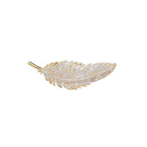 Strass Feder Brosche für Dame Frauen Elegante Pflanze Kristall Revers Pins Strass Feder Brosche Damen Frauen Legierungs-Brosche Kleidung Zubehör Dekoration Strass Feder Brosche für Dame Frauen Elegante Pflanze Kristall Revers Pins Strass Feder Brosche Damen Frauen Legierungs-Brosche Kleidung Zubehör Dekoration von NIUSHANG