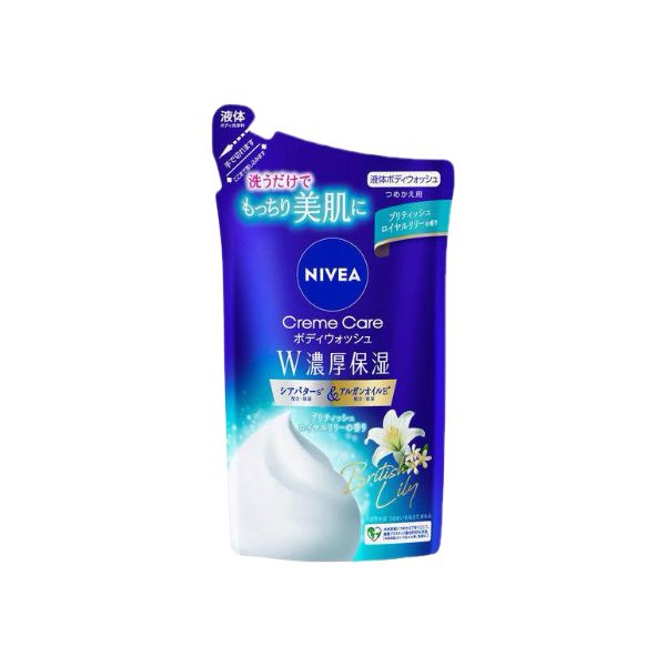 NIVEA Japan - Cream Care Body Wash British Royal Lily Scent Refill - 340ml von NIVEA Japan