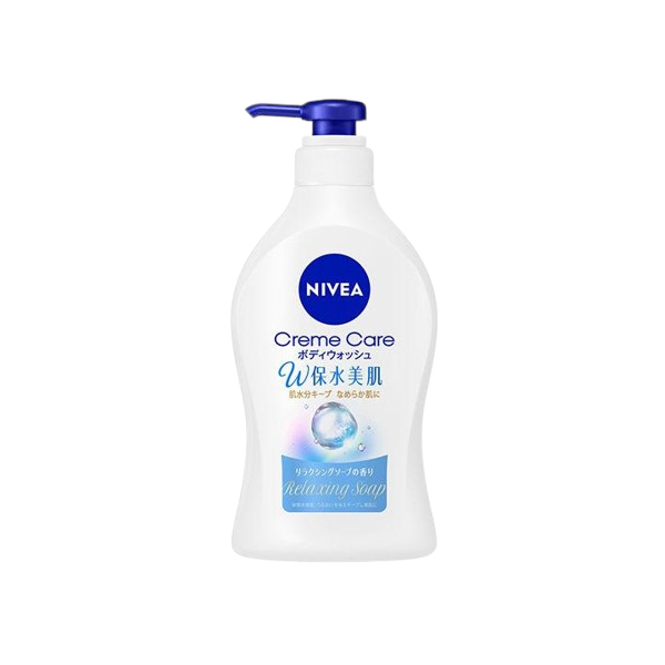 NIVEA Japan - Cream Care Body Wash Double Moisture Retaining Beautiful Pump - 470ml - Skin Relaxing Soap Scent von NIVEA Japan