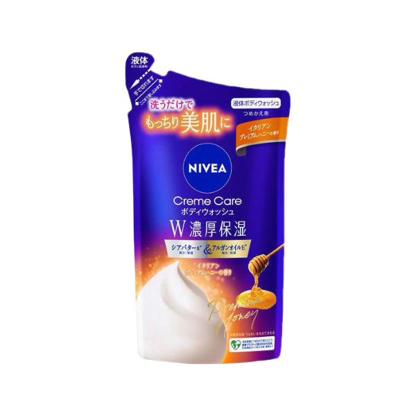 NIVEA Japan - Cream Care Body Wash Italian Premium Honey Refill - 340ml von NIVEA Japan