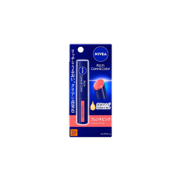 NIVEA Japan - Rich Care & Color Lip French Pink - 2g von NIVEA Japan