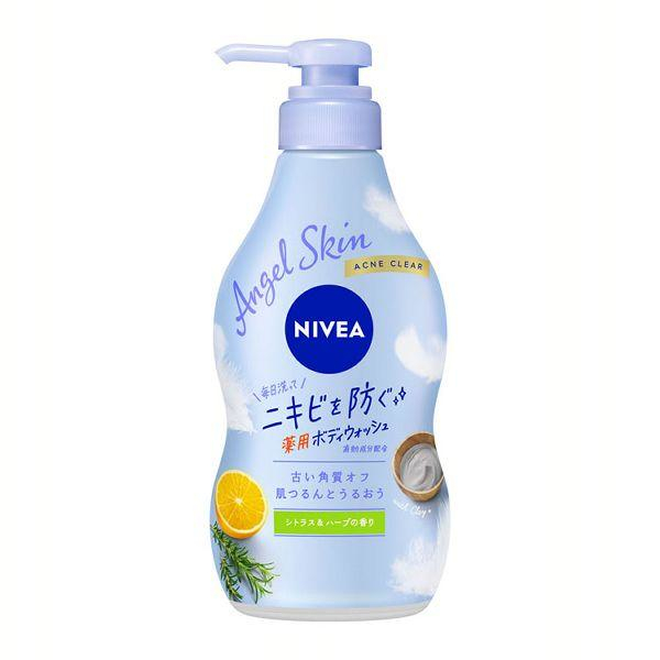 NIVEA Japan - Skin Body Wash Acne Clear Pump Citrus & Herb Scent - 470ml von NIVEA Japan
