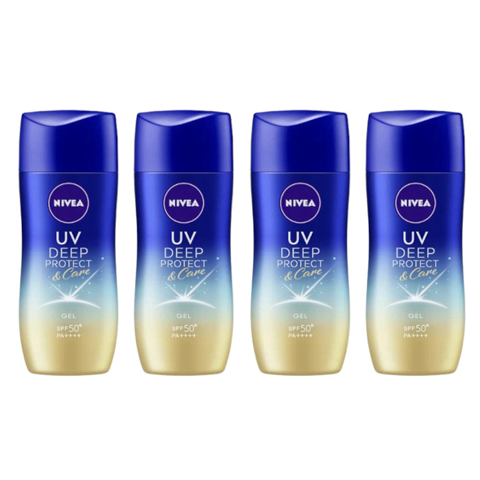 NIVEA Japan - UV Deep Protect & Care Gel SPF50+ PA++++ - 80g (4ea) Set von NIVEA Japan