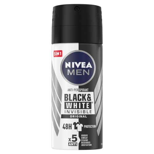 NIVEA MEN Black&White 48 H Invisible Original Antitranspirant Spray für Herren 100 ml von NIVEA MEN