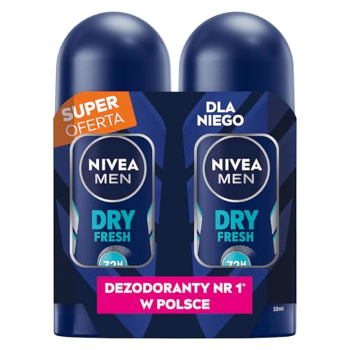 NIVEA MEN Dry Fresh Antitranspirant in Kugel 72H, 2x50ml von NIVEA MEN