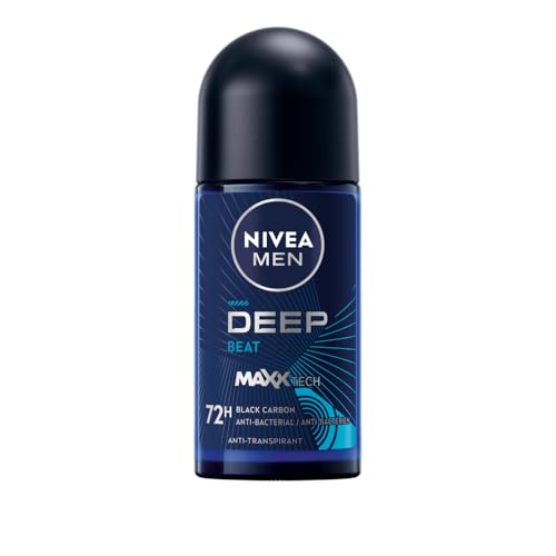 NIVEA MEN Deep Beat 48h Antitranspirant für Herren in Kugel, 50ml von Beiersdorf