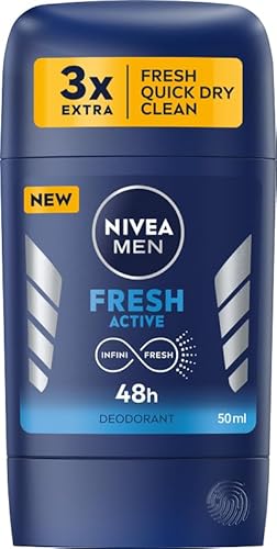 NIVEA MEN Fresh Active Deodorant Stift, 50 ml von NIVEA MEN