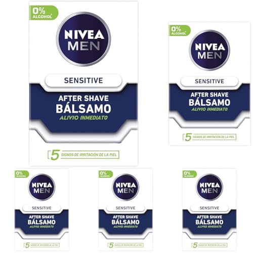 Nivea Men Sensitive As Balm, 5er Pack (1 x 100 ml) von NIVEA MEN