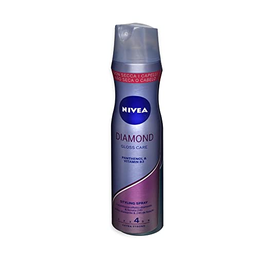 12 x NIVEA Haar Spray Diamond Gloss Extra Stark 250 ml von Nivea