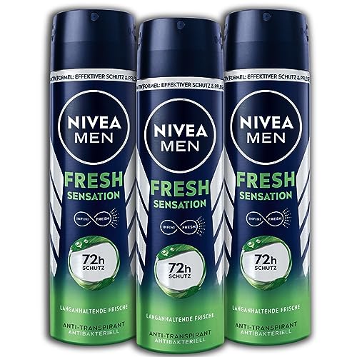 3 er Pack NIVEA MEN Fresh Sensation Deodorant Spray von NIVEA