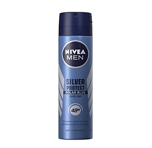 3 x NIVEA Men Deospray "Silver Protect Polar Blue" - 150 ml von Nivea