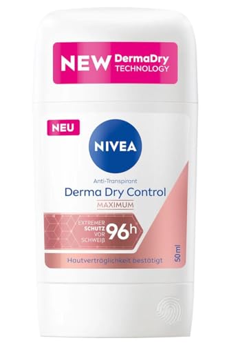 5er Pack - NIVEA Women Deodorant Stick/Anti-Transpirant - Derma Dry Control Maximum - 50ml von Beiersdorf
