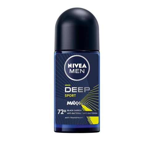 6er Pack - NIVEA Men Deo Roll-on Maxx Tech – Deep Sport – 50ml von NIVEA