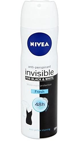 6er Pack - Nivea Deospray Woman - Invisible Black & White Fresh - 150ml von NIVEA