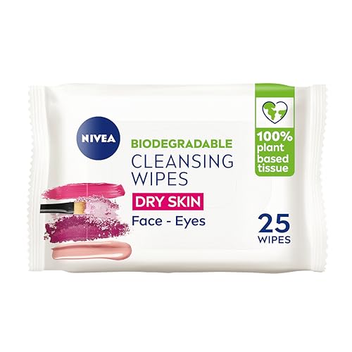NIVEA 3in1 Biologisch abbaubare Linderung Make-up Entferner 25 Stück von NIVEA
