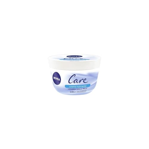 NIVEA Care Tiefenpflege, 3 x 200 ml, leicht pflegende Gesichts-, Körper- und Handcreme, Mehrzweck-Handcreme, Körpercreme mit Hydrodispersion von NIVEA