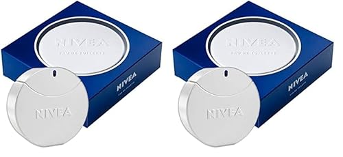 NIVEA Creme Eau de Toilette, Parfum mit Ikonischem Duft, Frischer und Sanfter Unisex-Duft im Parfüm-Flakon (30 ml) (Packung mit 2) von NIVEA