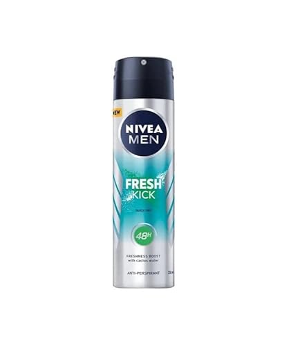 NIVEA Deo Men Spray Fresh Kick 150ML (Pack of 6) von Nivea