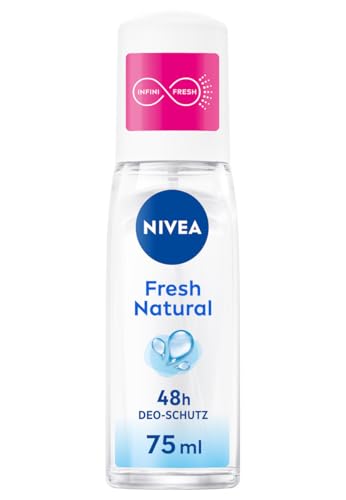 NIVEA Deo-Zerstäuber für Frauen, Ohne Aluminium, Deo-Schutz, 75 ml, Fresh Natural von Nivea