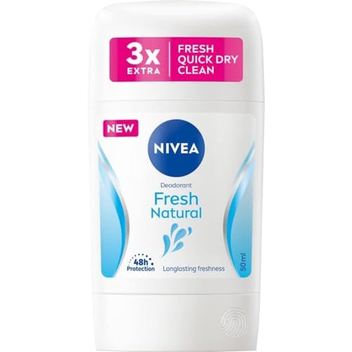 NIVEA Fresh Natural 48 H Deodorant Stift für Damen 50 ml von NIVEA