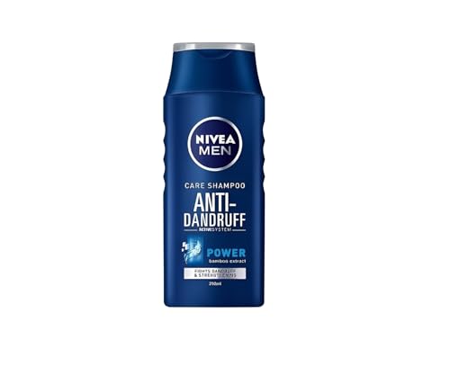 NIVEA MEN Anti-dandruff Power Shampoo Enriched With Bamboo Extract, Strengthens Hair and Fights Dandruff With Its Active System Formula, Providing Daily Nourishing Care 250ml (pack of 3) von Nivea