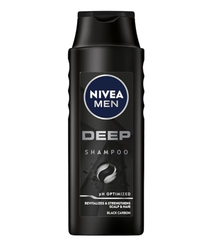 NIVEA MEN Deep Revitalisierendes Haarshampoo für Männer mit schwarzer Kohle 400ml von NIVEA